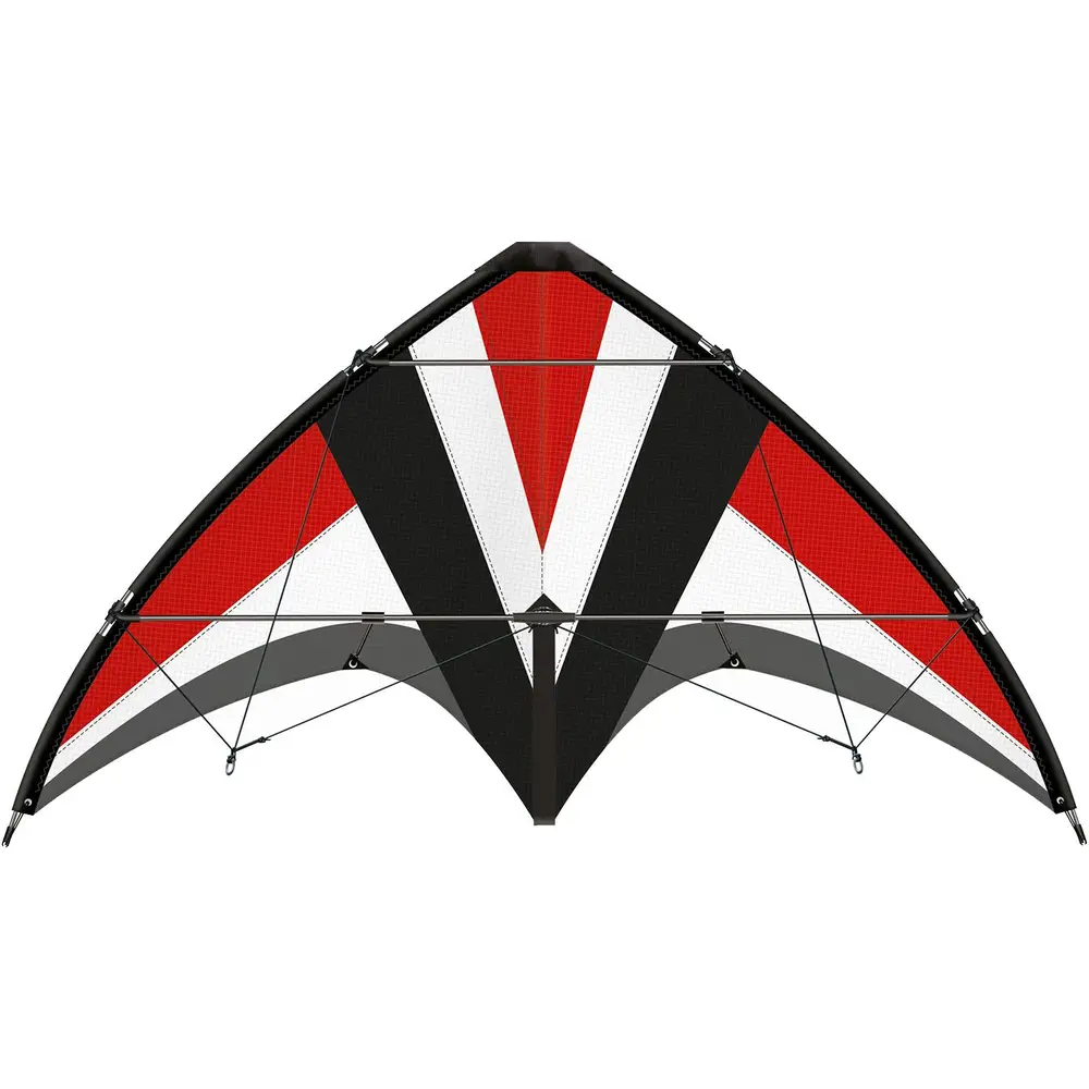 Günther stunt kite Whisper 125 GX for beginners - red sport kite