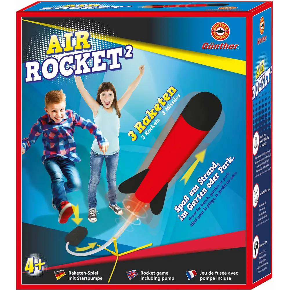 Günther rocket game Air Rocket - foam air rockets for kids