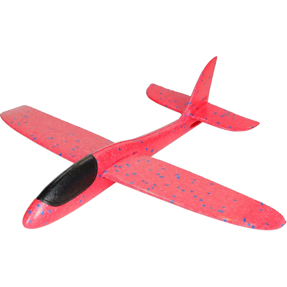 Vedes airplane toy - Styrofoam plane red for outdoor play
