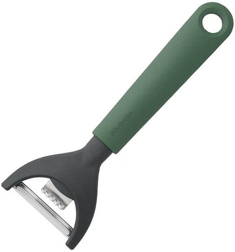 Brabantia peeler kitchen tool Y-shape Fir green multifunctional