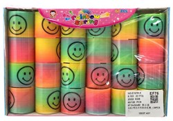 Trapveer smiley face toy multi colours 24 pieces cardboard