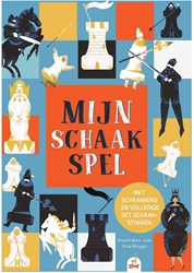 Mondikaarten chess book with chessboard and chess pieces for children