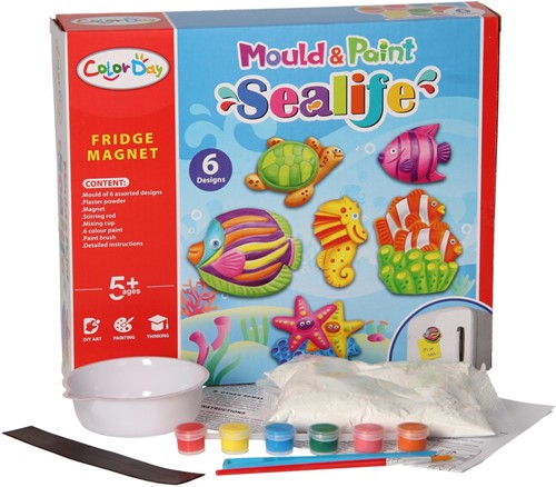 Gips Gieten Magneten - Onderwaterwereld-3