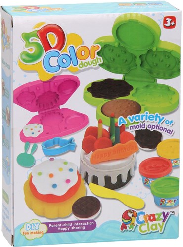 Clay set creative toy - make treats with 11-piece set