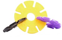 Building discs storage box construction toy 206 pieces educational