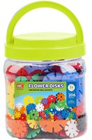 Building discs storage box construction toy 206 pieces educational-3