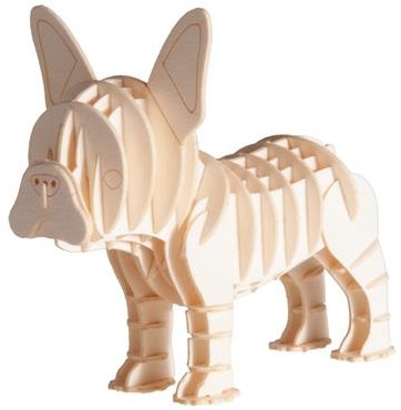 FRIDOLIN 3D Paper Model - Bulldog-3