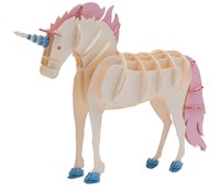 Fridolin 3D paper craft set unicorn - creative toy