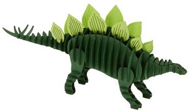 Fridolin 3D paper dinosaur model - Stegosaurus craft kit-2