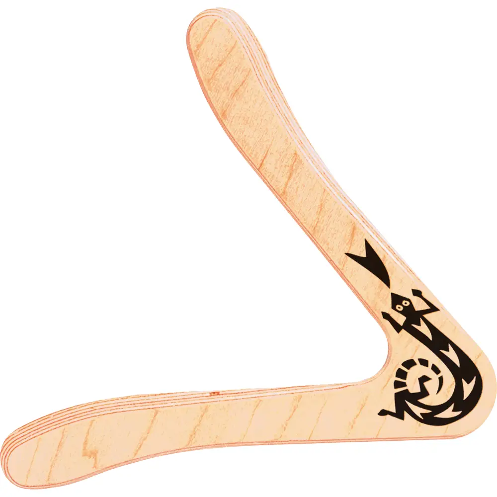 Günther wooden boomerang 25cm - outdoor toy for kids aged 12 and up