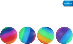 Gametime football rainbow plastic 21cm colorful toy ball