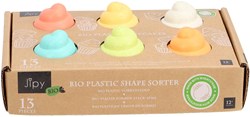 Jipy bioplastic educational toy Cupcake Shape Sorter multicolor