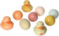 Bath toys sensory bath balls and ducklings pastel for babies-3