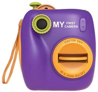 Projector camera toy purple with discs and launch function