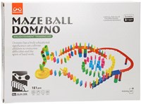Marble run domino set toy 121-piece plastic for children
