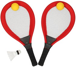 Soft tennis and badminton set toy for kids multicolour