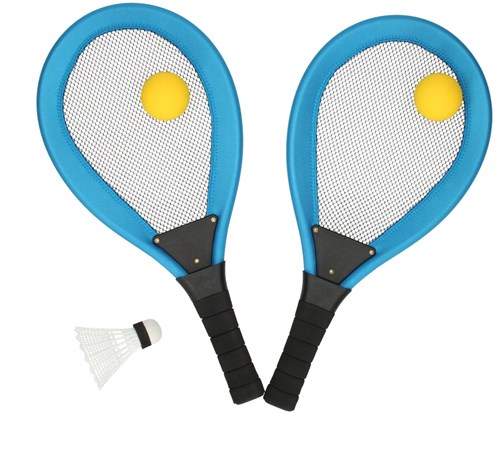 Soft tennis and badminton set toy for kids multicolour-3