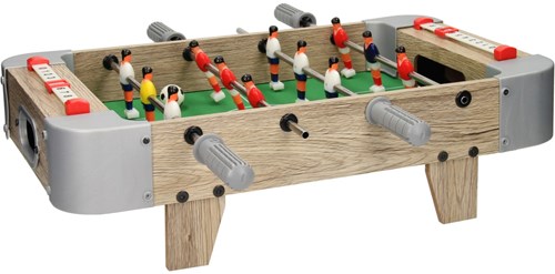 Lobbes wooden foosball table kids game – table football fun at home-2
