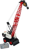 Lobbes crane truck toy with lights and sound - realistic construction vehicle-2