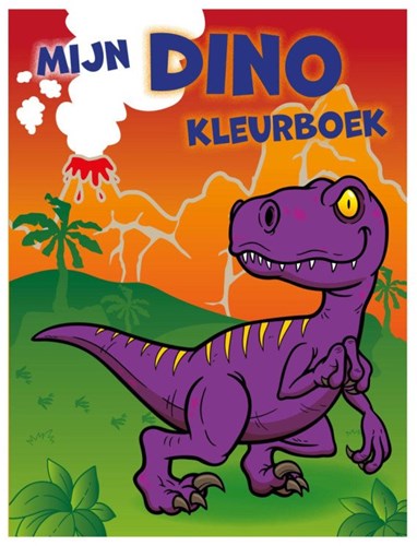 Mondikaarten dino coloring book A4 - 96 pages of coloring fun for kids