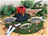 Yellow Door play volcano educational toy for children-3