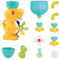 Ludi bath toy dino water circuit - educational bath toy for babies-2