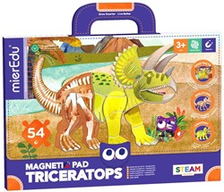 Mieredu magnetic dinosaur toy - educational magnet board for kids