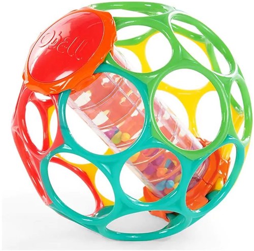 Oball rainstick rattle colorful baby toy - educational-2