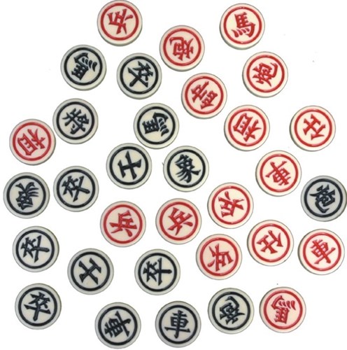 HOT Games Xiang-Qi Chinese Chess Game plastic stone set round-2
