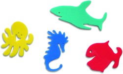 Edushape Bath Toys Fish Fun - 4 fishing rods & 36 fish in box