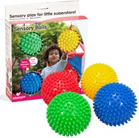 Edushape Sensory baby balls set of 4 - 10cm