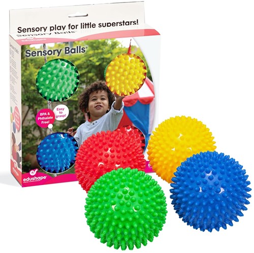 Edushape Sensory baby balls set of 4 - 10cm