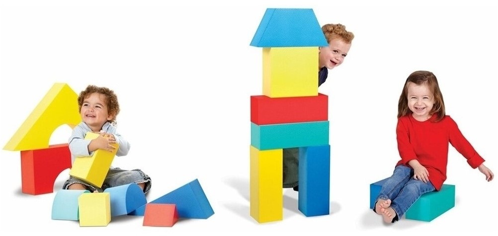 Edushape Giant Blocks 16 pcs in pvc pack