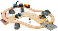 Brio rail and road transport set wooden train set - 33210