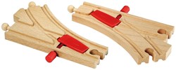 Brio mechanical railway switches track expansion set - 33344