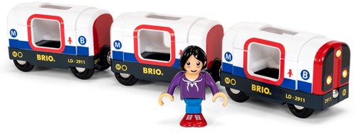 Brio Tube Metro Train (2 Wagons)