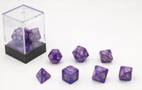 HOT Games Dobbelstenen Paars Parelmoer 7 set Brick