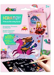AVENIR Scratch Art - Greeting Cards - Princesses