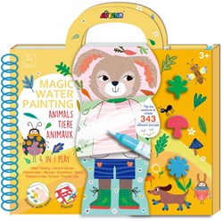 Avenir water painting forest animals - creative painting book for kids