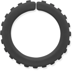 ARK Therapeutic chew bracelet sensory toy black medium XT Getextureerde kauwarmband om te draaien om de pols, alternatief voor kauwen op mouwen, voor kinderen en volwassenen.
