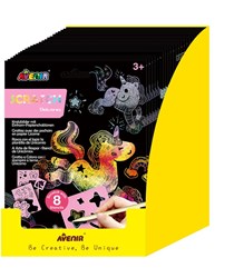 Avenir Scratch Art - Kras Met Papieren Sjablonen