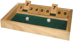 Hot Games Shut the box dice game large 34x24x3cm.