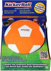Kickerball football orange size 4 - curve ball for kids and adults