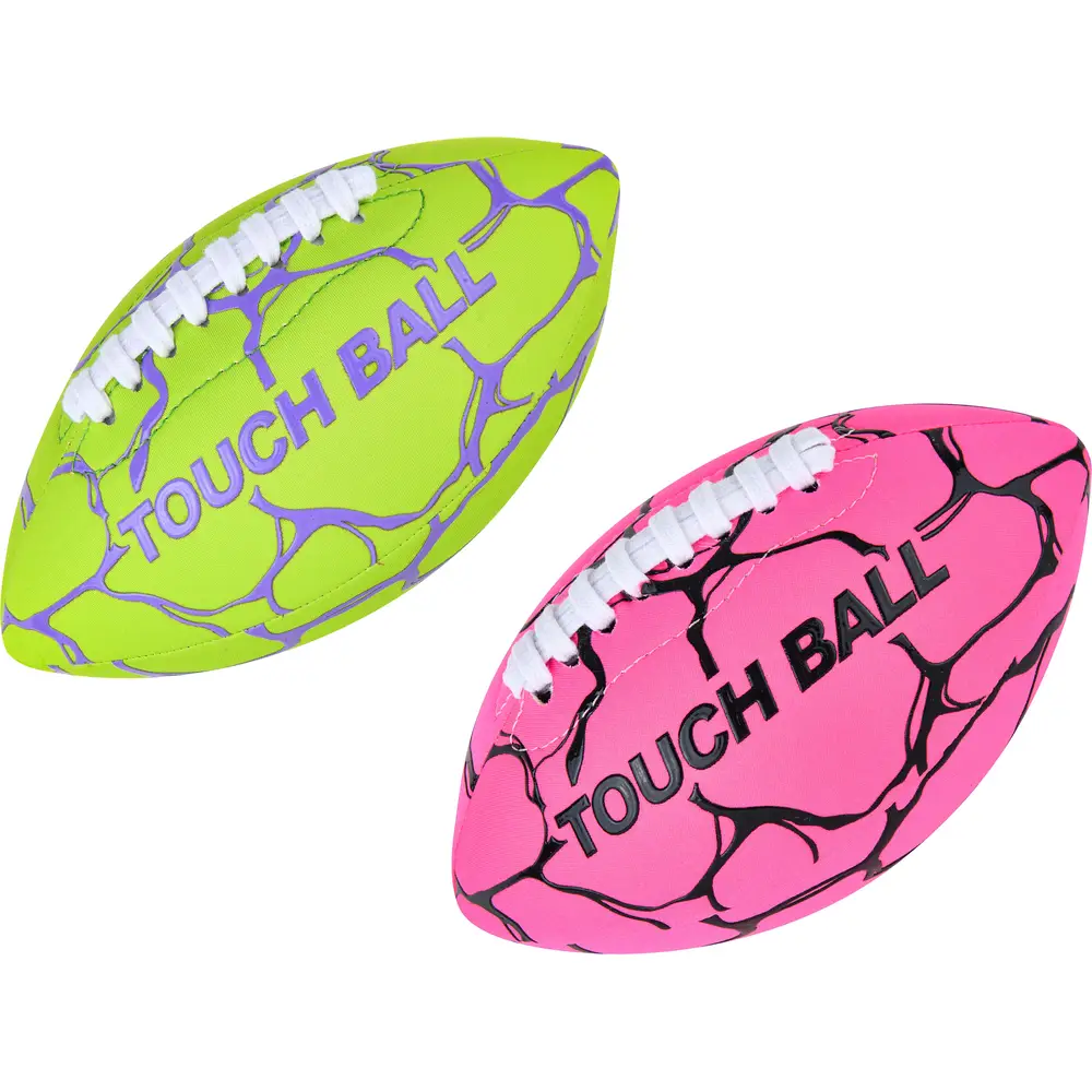 New Sports American football neoprene ball green pink toy