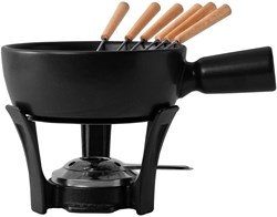 Boska cheese fondue set black - fondue set for cheese lovers