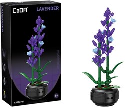 Cada building set lavender plant - 205 pieces - decorative flower model