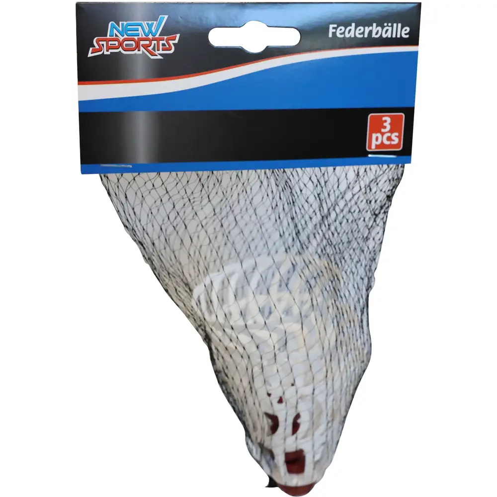 New Sports badminton set Aerorecord shuttlecocks 3 pieces plastic