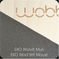 Wobbel balance board Original with felt Mouse - FSC beechwood toy-2
