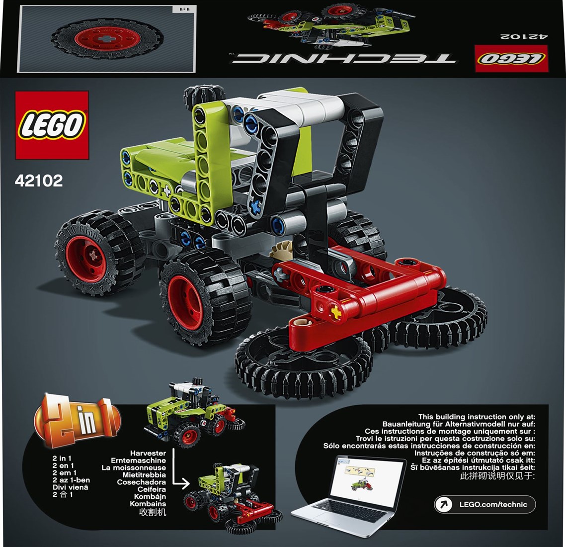 mietitrebbia lego technic