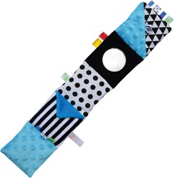 Mom's Care baby book blue - soft sensory toy for babies